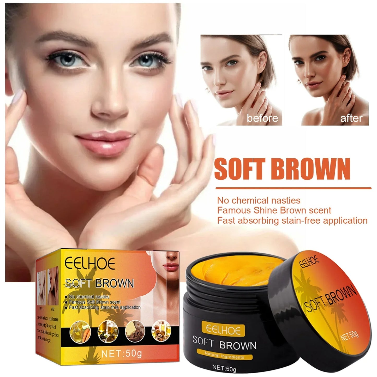 SOFTSUN™GEL BRONCEADORA: SOFT BROWN